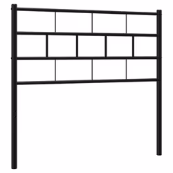 VidaXL 355685, Black, Steel, 75 cm, 800 mm, 90 cm, 30 mm