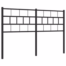 VidaXL 355691, Black, Steel, 135 cm, 1420 mm, 90 cm, 30 mm