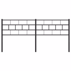 VidaXL 355695 headboard/footboard Black