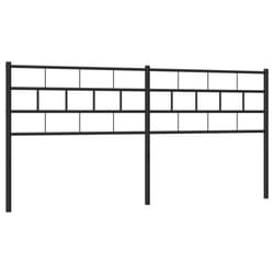 VidaXL 355696 headboard/footboard Black