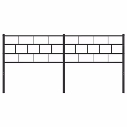 VidaXL 355697 headboard/footboard Black