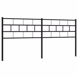 VidaXL 355697 headboard/footboard Black - Additional view 5