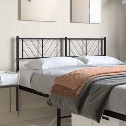 VidaXL 372211 headboard/footboard Black
