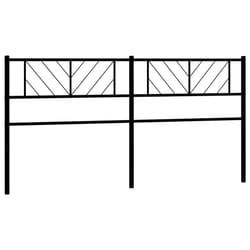 VidaXL 372216 headboard/footboard Black
