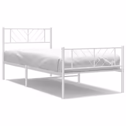 VidaXL 372243, White, 125 cm, 196 cm, 90 cm, 26 cm, 1 pc(s)