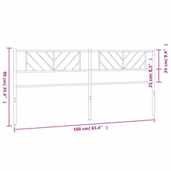 VidaXL 372264 headboard/footboard White - Additional view 7