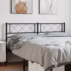 VidaXL 372312 headboard/footboard Black - Additional view 2