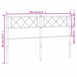 VidaXL 372312 headboard/footboard Black - Additional view 7