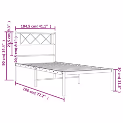VidaXL 372320 bed frame