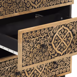 vidaXL Side Cabinets Storage Cabinet Cupboard Sideboard 2 pcs Solid Wood Mango - Additional view 7
