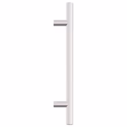 vidaXL Cabinet Handles Door Handles Furniture Drawer Pull Stainless Steel - silver, 128 mm/ 10 pcs - Additional view 5