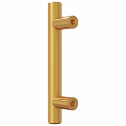 vidaXL Cabinet Handles Door Handles Furniture Drawer Pull Stainless Steel - gold, 64 mm/ 10 pcs - Additional view 6
