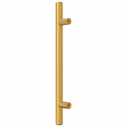 vidaXL Cabinet Handles Door Handles Furniture Drawer Pull Stainless Steel - gold, 128 mm/ 10 pcs - Additional view 6
