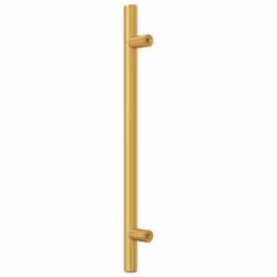 vidaXL Cabinet Handles Door Handles Furniture Drawer Pull Stainless Steel - gold, 160 mm/ 10 pcs - Additional view 6