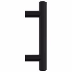 vidaXL Cabinet Handles Door Handles Furniture Drawer Pull Stainless Steel - black, 64 mm/ 10 pcs - Additional view 5
