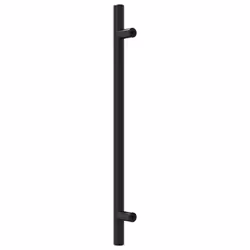 vidaXL Cabinet Handles Door Handles Furniture Drawer Pull Stainless Steel - black, 192 mm/ 5 pcs - Additional view 6