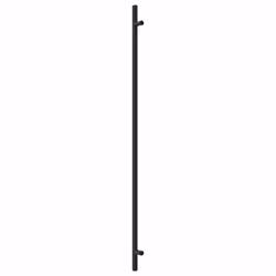 vidaXL Cabinet Handles Door Handles Furniture Drawer Pull Stainless Steel - black, 480 mm/ 5 pcs - Additional view 6