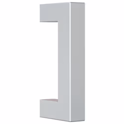vidaXL Cabinet Handles Door Handles Furniture Drawer Pull Stainless Steel - silver, 64 mm/ 10 pcs - Additional view 2
