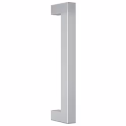 vidaXL Cabinet Handles Door Handles Furniture Drawer Pull Stainless Steel - silver, 128 mm/ 10 pcs - Additional view 2