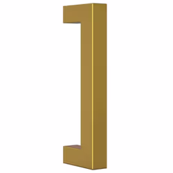 vidaXL Cabinet Handles Door Handles Furniture Drawer Pull Stainless Steel - gold, 96 mm/ 10 pcs - Additional view 2