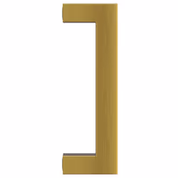 vidaXL Cabinet Handles Door Handles Furniture Drawer Pull Stainless Steel - gold, 96 mm/ 10 pcs - Additional view 5