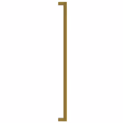 vidaXL Cabinet Handles Door Handles Furniture Drawer Pull Stainless Steel - gold, 480 mm/ 5 pcs - Additional view 5