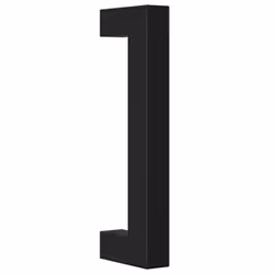 vidaXL Cabinet Handles Door Handles Furniture Drawer Pull Stainless Steel - black, 96 mm/ 10 pcs