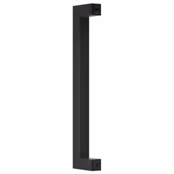 vidaXL Cabinet Handles Door Handles Furniture Drawer Pull Stainless Steel - black, 160 mm/ 10 pcs - Additional view 6