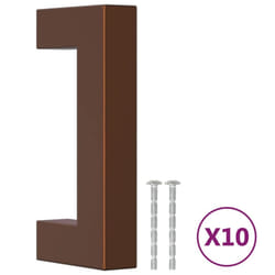 vidaXL Cabinet Handles Door Handles Furniture Drawer Pull Stainless Steel - bronze, 64 mm/ 10 pcs