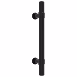 vidaXL Cabinet Handles Door Handles Furniture Drawer Pull Stainless Steel - black, 96 mm/ 10 pcs