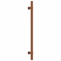 vidaXL Cabinet Handles Door Handles Furniture Drawer Pull Stainless Steel - bronze, 224 mm/ 5 pcs - Additional view 2
