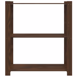 vidaXL Storage Rack Storage Units Shelf Industrial Shelving Solid Pinewood - brown, 80 x 38 x 90 cm - Additional view 2