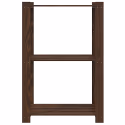 vidaXL Storage Rack Storage Units Shelf Industrial Shelving Solid Pinewood - brown, 60 x 38 x 90 cm