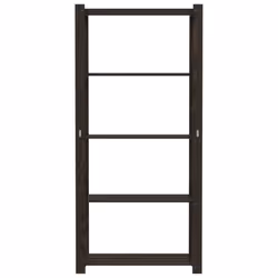 vidaXL Storage Rack Storage Units Shelf Industrial Shelving Solid Pinewood - black, 80 x 38 x 170 cm - Additional view 2