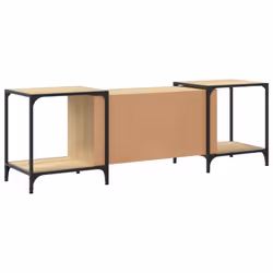 vidaXL TV Cabinet TV Unit Media TV Stand Entertainment Centre Engineered Wood - sonoma oak, 153 x 37 x 50 cm - Additional view 5