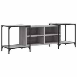 VidaXL 837605, Grey, Metal, Wood, 1530 mm, 370 mm, 500 mm, 1 pc(s)