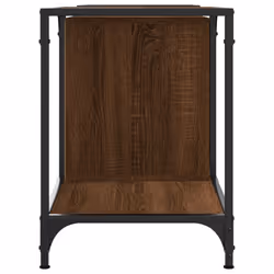 vidaXL TV Cabinet TV Unit Media TV Stand Entertainment Centre Engineered Wood - brown oak, 153 x 37 x 50 cm - Additional view 4