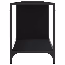 vidaXL TV Cabinet TV Unit Media TV Stand Entertainment Centre Engineered Wood - black, 203 x 37 x 50 cm - Additional view 4