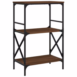 VidaXL 837616, Brown, Oak, Metal, Wood, 590 mm, 350 mm, 905 mm