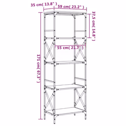 VidaXL 837622 living room bookcase - Additional view 8