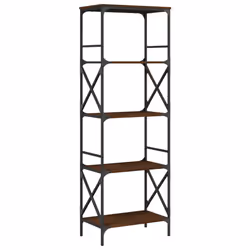 VidaXL 837626, Brown, Oak, Metal, Wood, 590 mm, 350 mm, 1710 mm