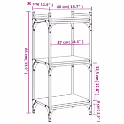 VidaXL 837630 living room bookcase - Additional view 8