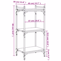 VidaXL 837631 living room bookcase - Additional view 8