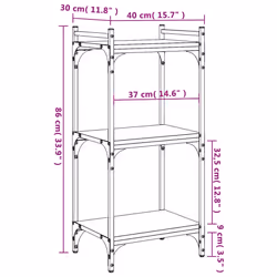 VidaXL 837636 living room bookcase - Additional view 8