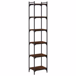 VidaXL 837646, Brown, Oak, Metal, Wood, 400 mm, 300 mm, 1880 mm