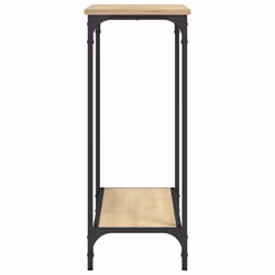 vidaXL Console Table Tea End Table Hallway Sofa Couch Table Engineered Wood - sonoma oak, 101 x 30.5 x 75 cm - Additional view 4