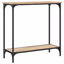 vidaXL Console Table Tea End Table Hallway Sofa Couch Table Engineered Wood - sonoma oak