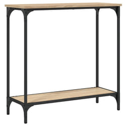 vidaXL Console Table Tea End Table Hallway Sofa Couch Table Engineered Wood - sonoma oak