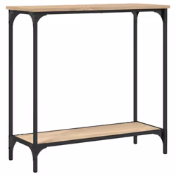 vidaXL Console Table Tea End Table Hallway Sofa Couch Table Engineered Wood - sonoma oak - Additional view 5