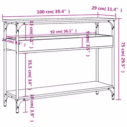 VidaXL 837720 coffee/side/end table - Additional view 8